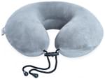 Fovera Comfortable Memory Foam Travel Neck Pillow Universal Grey