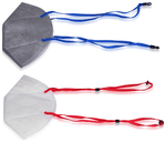 Ekana N95 Mask with Headloop White, Grey