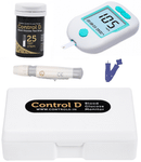 Control D BGM6S25 Blood Glucose Monitoring System with Lancet (10) & Strip (25) White, Green