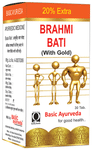 Basic Ayurveda Brahmi Bati with Gold