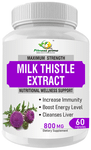 Fitness Prime Maximum Strength Milk Thistle Extract Nutritional Wellness Support 800mg Capsule