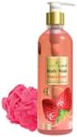 Earthgenix Body Wash Strawberry with Loofah Free