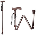 Guardian Foldable Walking Stick Bronze Aluminium