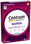 Centrum Women Vegetarian Tablets for Muscles, Heart, & Immunity | World's No.1 Multivitamin & Multimineral