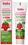 Baby Organo Herbal Kids Toothpaste Strawberry Babool & Mulethi