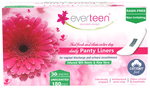 Everteen Daily Panty Liners Unscented 180mm