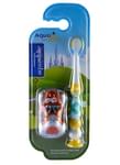 Aquawhite Aqua Ville Toothbrush Yellow with Car Toy
