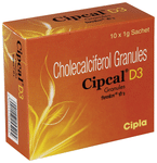 Cipcal D3 (Cholecalciferol) Granules for Bone, Joint and Muscle Health