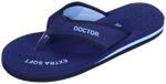 Doctor Extra Soft D 22 Diabetic Pregnancy Non Slip Lightweight Comfortable Slippers for Women Blue 7