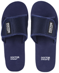 Doctor Extra Soft D25 Ortho Care Orthopedic and Diabetic Comfortable Doctor Flip-Flop Slippers for Men Navy 11