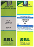 Combo Pack of SBL Arsenicum Album Dilution 30 CH & SBL Nux Vomica Dilution 30 CH (30ml Each)