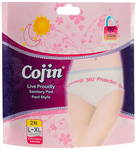 Cojin Pant Style Sanitary Pads (2 Each) L-XL