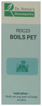 Dr. Romas Homeopathy RDC 23 Boils Pet Pills