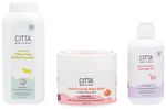 Citta Combo Pack of Nourishing Baby Massage Oil 200ml, Soothing Talc-Free Baby Powder 200gm & Moisturizing Baby Balm 200gm
