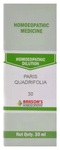Bakson's Homoeopathy Paris Quadrifolia Dilution 30