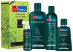 Dr Batra's Combo Pack of Dandruff Cleansing Shampoo 100ml, Conditioner 200ml, Anti-Dandruff Hair Serum 125ml, Hair Fall Control Oil 200ml and Herbal Hair Color Cream 130gm Black