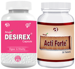Anuja Combo Pack of Acti Forte Tablet & Desirex Capsule (30 Each)