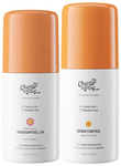 Chemist At Play Combo Pack of 4% Lactic Acid & 1% Mandelic Acid Odour Control Underarm Roll On Fragrance Free & Peach Fragnance (40ml Each)