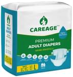 Careage Premium Adult Diaper Tape Style (10 Each) 31-57 Inches L