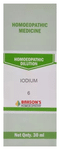 Bakson's Homoeopathy Iodium Dilution 6 CH