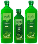 Ayah Combo Pack of Pure Aloe Vera Ras (1000ml Each) & Pure Aloe Vera Ras (500ml Each)
