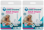 Adee Hygiene Adult Diaper Luxuriously Soft (10 Each) XL
