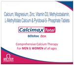 Calcimax Total Tablet for Comprehensive Calcium Therapy | For Men & Women of All Ages | Bone, Joint & Muscle Care | Vitamins & Mineral Blend