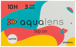 Aqualens 10H Monthly Disposable Contact Lens with UV Protection Optical Power -4.75 Transparent Spherical