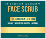 Ayuranic Face Scrub for Gentle Skin Exfolition