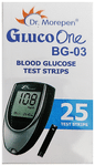 Dr Morepen Gluco One BG 03 Blood Glucose Test Strip (Only Strips) | Diabetes Monitoring Devices