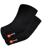 Be Safe Forever Elbow Sleeves Support Compression Socks Pair Medium Black