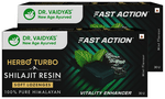 Dr. Vaidya's Fast Action Herbo Turbo Shilajit Resin Pastilles Soft Lozenges (20 Each)