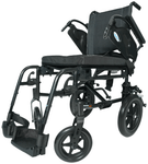 Forza Freedom 5000 Transit Attendant Driven, European Standard, Foot Operated Brake, Steel Lightweight Foldable Wheelchair