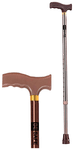 Be Safe Forever Height Adjustable Walking Stick Aluminium Bronze