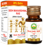 Basic Ayurveda Sidh Makardhwaj Ras with Gold Tablet