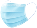 Boldfit 3 Ply Surgical Safe Mask (50 Each) Blue