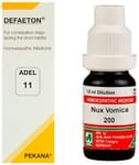 ADEL Chronic Constipation Care Combo Pack of ADEL 11 Defaeton Drop 20ml & Nux Vomica Dilution 200 CH 10ml