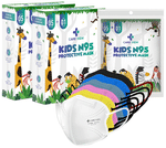 Care View Kids N95 Face Mask with 5 Layered Filtration DRDO SITRA BIS ISI Certified Mask Multicolor