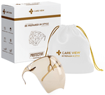 Care View Goggle Style Clear Vision Protective Face Shield Brown