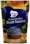 Delight Nuts Afghani Seedless Black Raisins | Premium Quality (200gm Each)