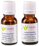 Aruba Essentials Combo Pack of Peppermint Oil and Pumpkin Seed Oil (15ml Each)