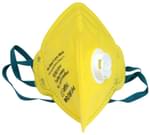 Dominion Care Non Woven 6 Layer Mask with Adjustable Elastic & Nose Pin Yellow