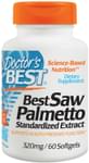Doctor's Best Saw Palmetto 320mg Softgels | For Healthy Prostate Function