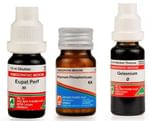 ADEL Fever Care Combo (Eupatorium Perfoliatum Dilution + Ferrum Phosphoricum Biochemic Tablet +Gelsemium Mother Tincture)