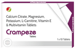 Crampeze Tablet with Calcium, Magnesium, Potassium, L-Carnitine & Multivitamins