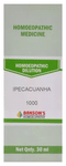 Bakson's Homoeopathy Ipecacuanha Dilution 1000 CH