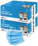 Care View Kids 4 Ply Protective Disposable Surgical Face Mask Blue