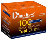 DiabaScan Blood Glucose Test Strip (Only Strips)