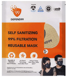 Defend99 Self Sanitizing 99% Filtration Reusable Mask