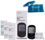 Arkray Combo Pack of Glucocard G+ Blood Glucose Meter & Relax and Relief Kit with 10+50+50 Individual Pack Strips